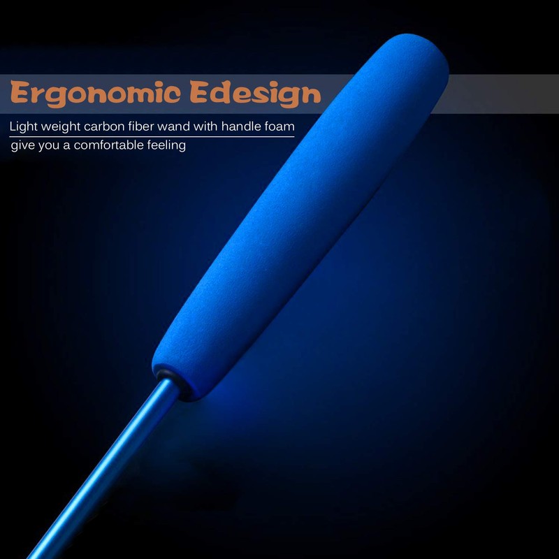 Retractable Cat Toys Wand with 5 Piece Teaser Refills, Interactive