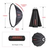 JINBEI 25.6"/65cm Deep Beauty Dish Softbox Quick Release Softbox with