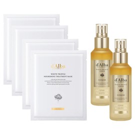 [Vegan Beauty] Dalva White Truffle Supreme Intensive Serum 100ml + Nourishing Mask 2p, 2 pieces / [비건뷰티] 달바 화이트 트러플 수프림 인텐시브 세럼 100ml + 너리싱 마스크 2p, 2개