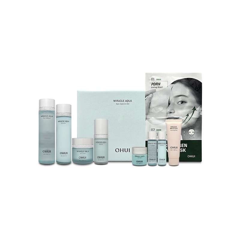 Ohui Miracle Aqua 4-piece Special Set / 오휘 미라클 아쿠아