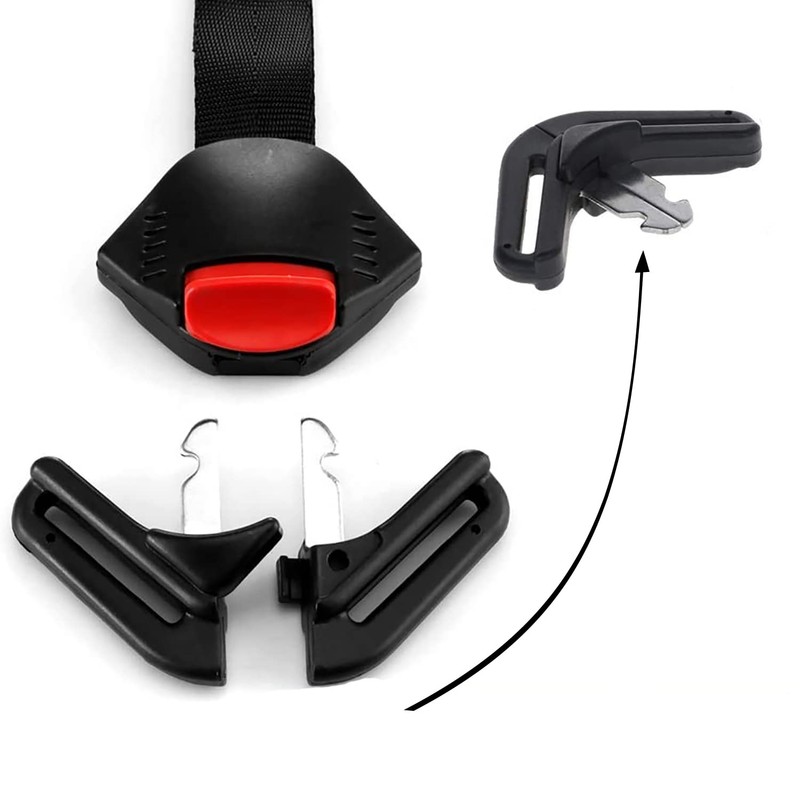 Universal Child Seat Toddler Harness Clip Fixed Lock Buckle 5