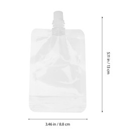30 frascos reutilizables transparentes para bebidas de viaje, 100 ml, bolsa de agua, de plástico, para bebidas líquidas, para viajes, licor, fiesta, leche, bebidas, hogar, vino, camping