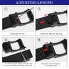 Men's Nylon Ratchet Belt, Automatic Slide Metal Buckle Adjustable Golf
