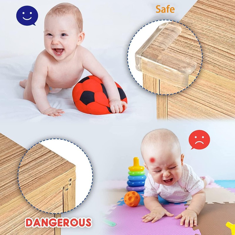 Kafand Corner Cushion, Corner Guard, Transparent Corner Guard, Corner Protection,