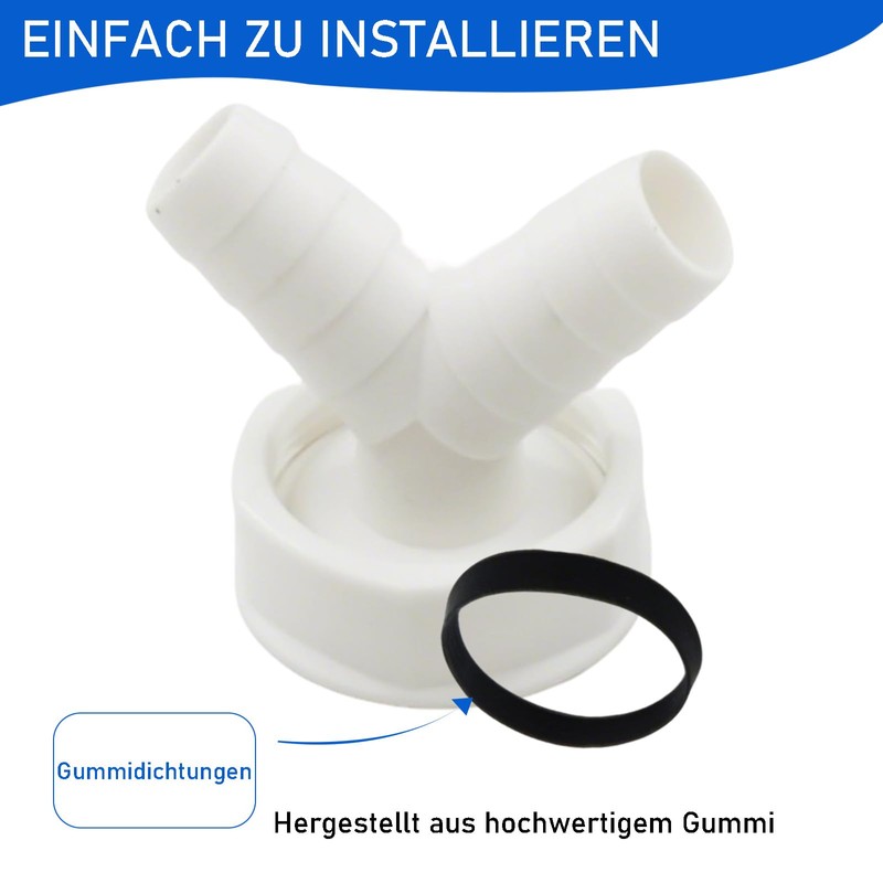 Dishwasher Washing Machine Drain Adapter Drain Washing Machine Double Connection