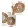 4-Pack Boho Wicker Wall Baskets - Round Woven Jute Decor