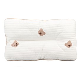 Cute Toddler Pillow Animal Pattern Soft PP Cotton Neck Support Breathable Baby Pillow Bear