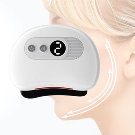 perfeclan Electric Scraping Massager, Gua Sha Facial Tool Gua Sha Device 9 Grade Lightweight Portable, Handheld for Arm Leg Waist, Face, Black