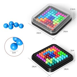 MBVBN Juegos de Mesa,Juegos de Viaje y de Bolsillo,IQ-Puzzle Smart Games,Aprender a razonar y Mejorar el Pensamiento lógico y los Juguetes sensoriales de Colores