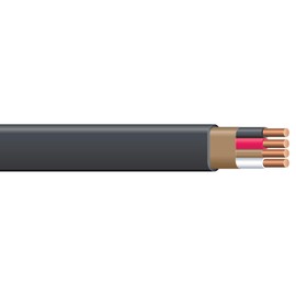 Southwire 15 ft. 6/3 Black Stranded Romex SIMpull CU NM-B W/G Wire