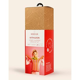 Sirdar Kith & Kin, Stripey Shopper (Orange) Crochet Kit