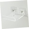 DOITOOL 2pcs Wall Mount Router Bracket Display Shelf Floating Shelves