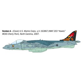 Italeri IT90193 1/72 US Marine Corps AV-8B Harrier II Modello in plastica
