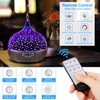 Essential Oil Diffuser 550ml Cool Mist Humidifier 3D Glass Ultrasonic
