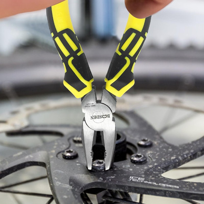 BOOSDEN Linesman Pliers, 6 Inch, High Leverage Lineman's Pliers, Combination
