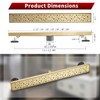 Sharp-tec 28 inch Linear Shower Drain, Gold Rectangular Floor Drain,