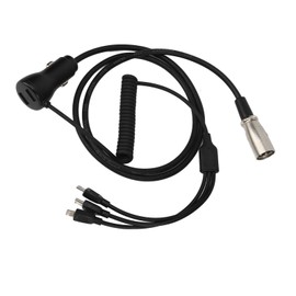 3 in 1 Wheelchair USB Adaptor, Charging Cable Universal Fast Charging Cord for Electric Scooter