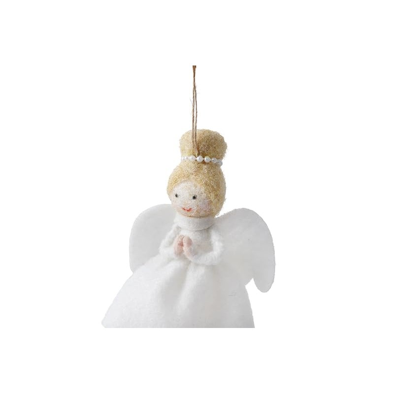 CGB Giftware | Light Haired Felt Angel Hanging Decoration |
