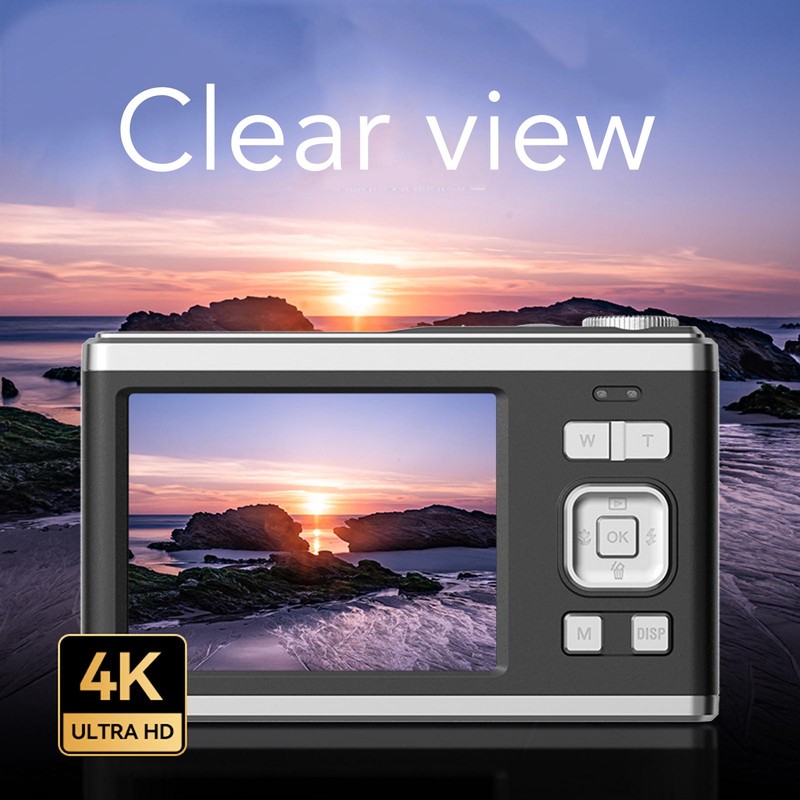 Digital Camera 4K HD Dual IPS Screen 50MP 30MP Dual