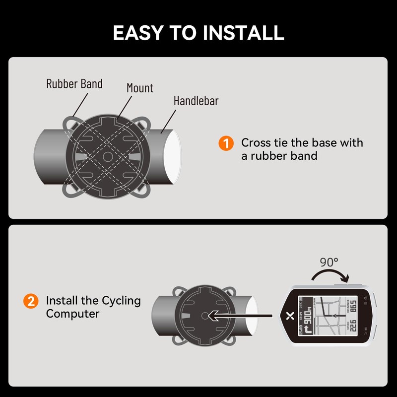 XOSS NAV Plus GPS Bike Computer with Bluetooth, 2.4"" Ant+