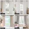 Wolistsa 2 Pack Curtain Rods 36-60 Inch, Black 1 Inch