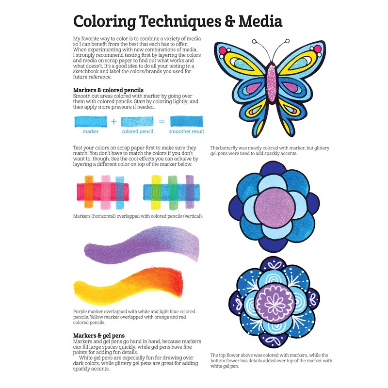 Peace & Love Coloring Book