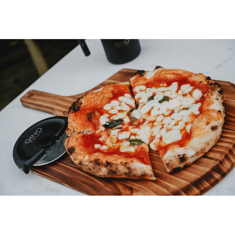 Gino D'Acampo Premium Disc-Style Pizza Cutter with Stainless Steel Removable