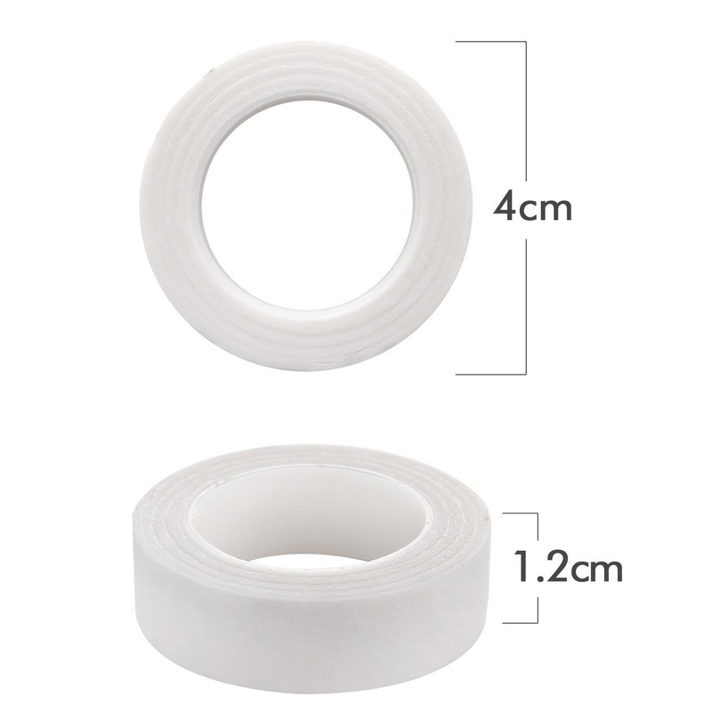 FAMILIFE 10 Rolls Eyelash Tape White Paper Fabric Eyelash Tape