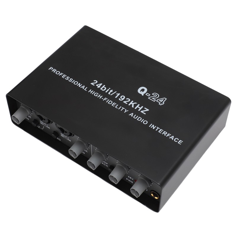Sound Interface Professional 48V Phantom Power DSP Effect 24 Bit