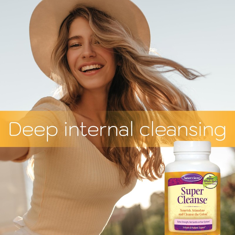 Super Cleanse by Nature's Secret | Herbal and Probiotic Support,