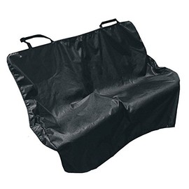 Black Car Seat Protector - 140cm x 110cm (1 Pc.) - Easy to Attach with 4 Adjustable Headrest Straps - Heavy Duty Waterproof Material - Perfect for Any Cars