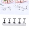 Baluue Nail Art Display Stand 4 Sets of Acrylic Chessboard