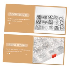 VILLFUL Lobster Clasps and Jump Rings Kit for Jewelry Making of Metal Clasps for Necklaces Bracelets Earrings and DIY Crafts for Beading and Repairing Jewelry