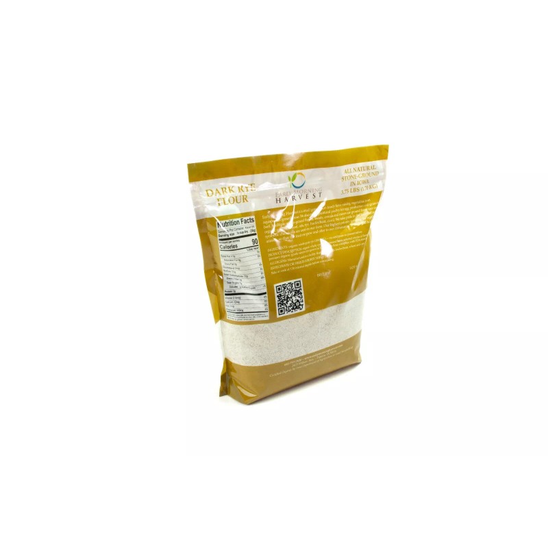 Early Morning Harvest Organic Non-GMO Dark Rye Flour - 3.75