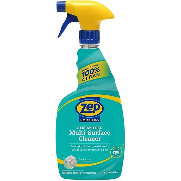 Zep Home Pro Streak-Free Multi-Surface Cleaner - 32 Fl. Oz. - R49406 - Pro Trusted Cleaning Power: Now in Refreshing Scents and Family Friendly Formulas (1)