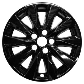 Set of 4 17" Wheel Skins for Toyota Camry LE 2018-2021 - Gloss Black