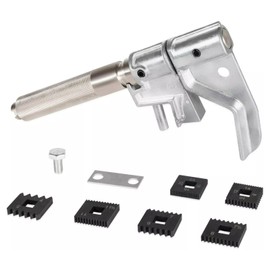 YIYUANYI 7402 Universal Outside Thread Chaser Repair Tool Set for 1-1/4” to 5” O.D. with 216884 Standard Thread 6 Dies Set