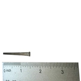 1.5”- CUT COMMON NAILS - Metallic Color - Antique rustic restoration accent nails for hanging, furniture, cabins, shutters & flooring – Decorative clavos nails – Distinct SQUARE HEAD Nail – 1.5 in