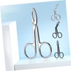 Baluue Stylish Eyebrow Tweezers 4pcs Set Curved Straight Scissors Precise