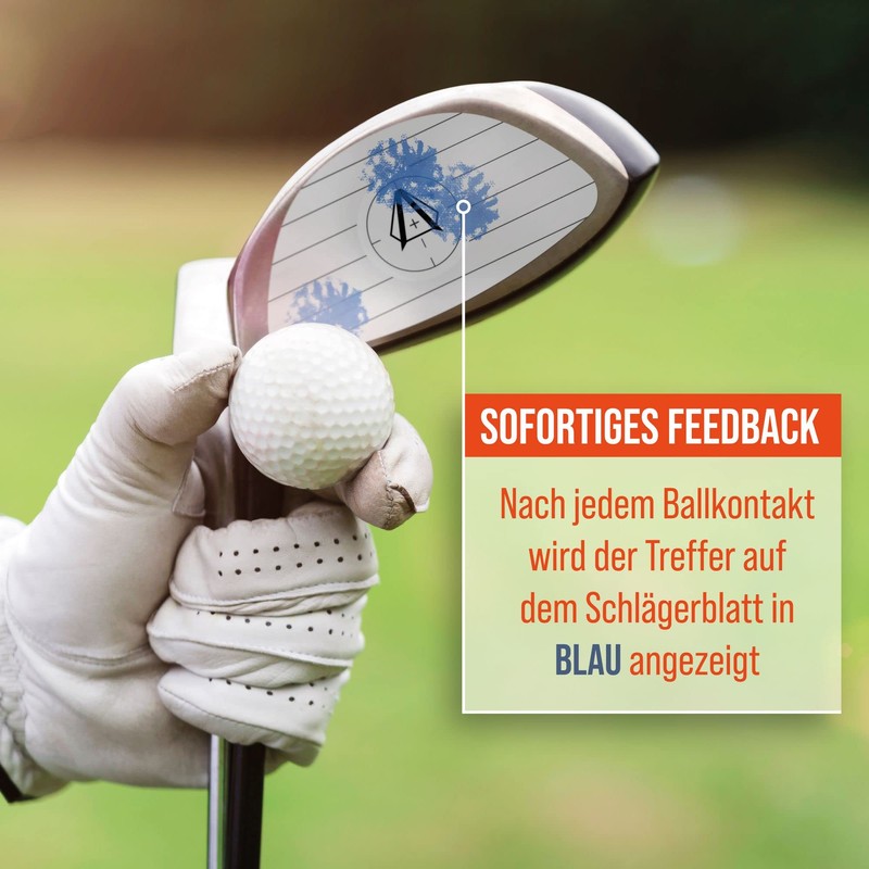 Vendix 152 x Golf Impact Stickers, Weatherproof Impact Tape for