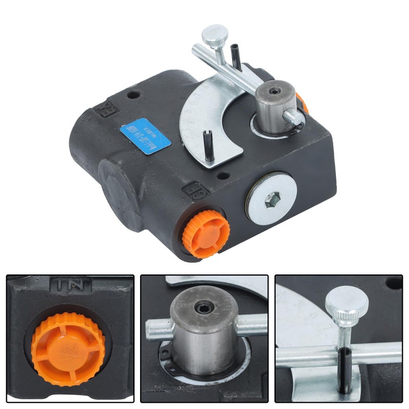 kimllier Hydraulic Flow Control Valve 0-16GPM Adjustable SAE 8 Ports