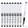 FRIUSATE 9 Black Fountain Pens Disposable for Writing EF Nib