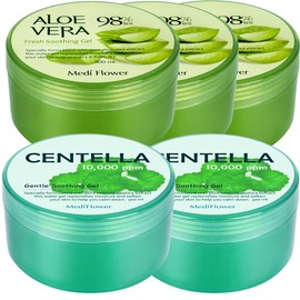 Aloe Vera Soothing Gel 98% 300ml x 5 pieces, skin soothing moisture supply - 3. Aloe Soothing Gel 3 pieces + Gentle Soothing Gel 2 pieces / 알로에베라 수딩젤 98% 300mlx5개피부진정수분공급 - 3.알로에 수딩젤 3개+젠틀 수딩젤2개