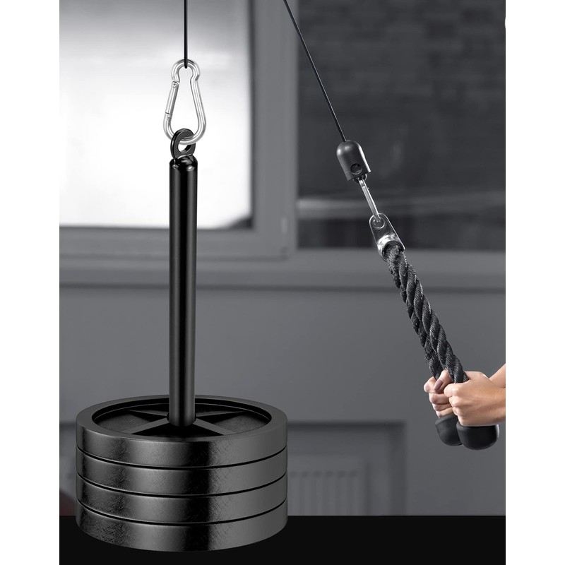 QWORK® Weight Plate Charging Pin for Cable Fitness Workout at