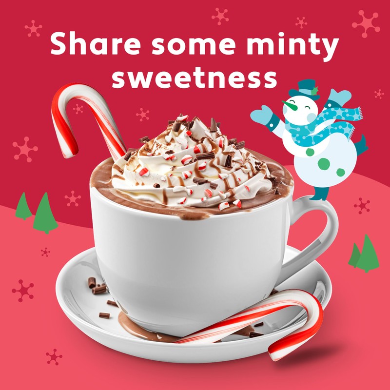 Brach's Bob's Mini Peppermint Candy Canes, 35ct - Individually Wrapped