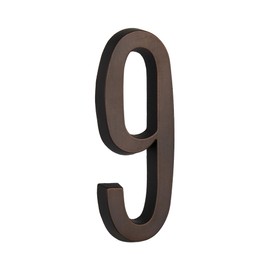 HASWARE 4 Inch Self Adhesive House Number, Modern and Easy to Install without Tools, Ideal for Outside Street Mailbox Office Hotel Room Apartments Home
