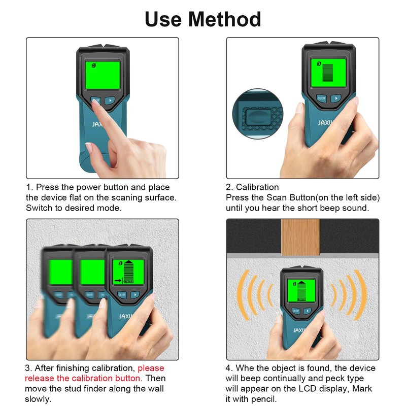 Stud Finder Wall Scanner - 5 in 1 Stud Finder