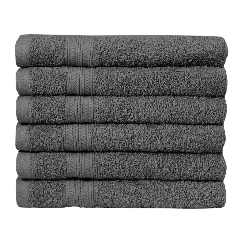 NatureMark Terry Towelling Hand Towels Premium Cotton 20 Trendy Colours
