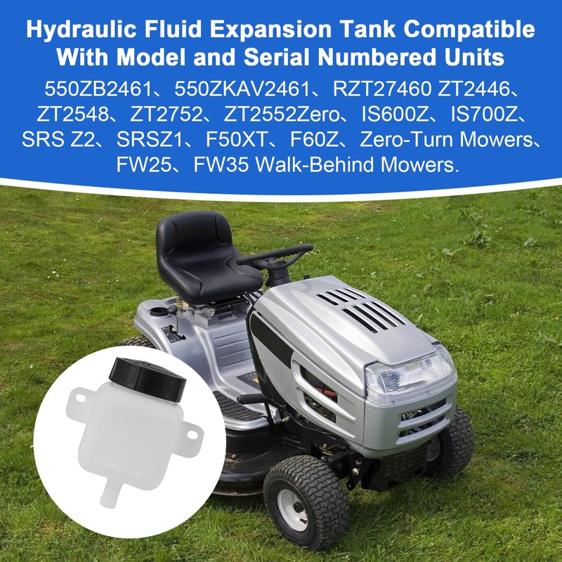 Lawnmower Hydraulic Fluid Expansion Tank Replacement for Bad Boy, Zt