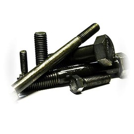 New Package of 50 (pcs) 5/8" x 2-1/2" Hex Bolts (Partially Threaded) Plain Set #TR-1877F Warranity by Pr-Mch